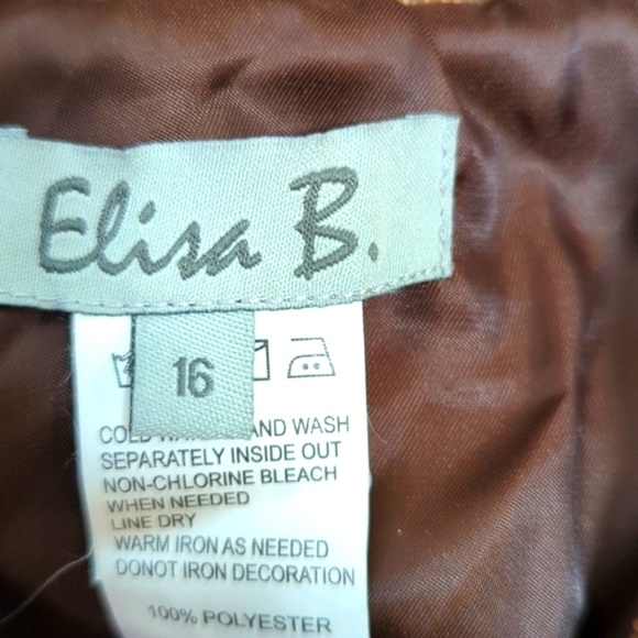 NEW.... Elisa B.. Big Girl Leopard Moto Jacket....Size 16 - Picture 8 of 10